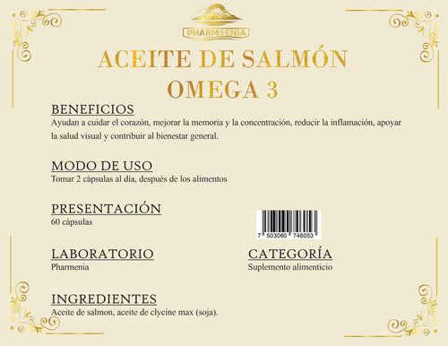 ACEITE DE SALMÓN OMEGA 3